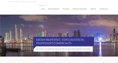 Desktop Screenshot of dreamproperties.com.pa